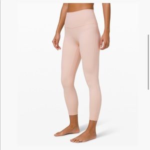 Lululemon Align 25” legging Feather Pink Sz 4 NWT